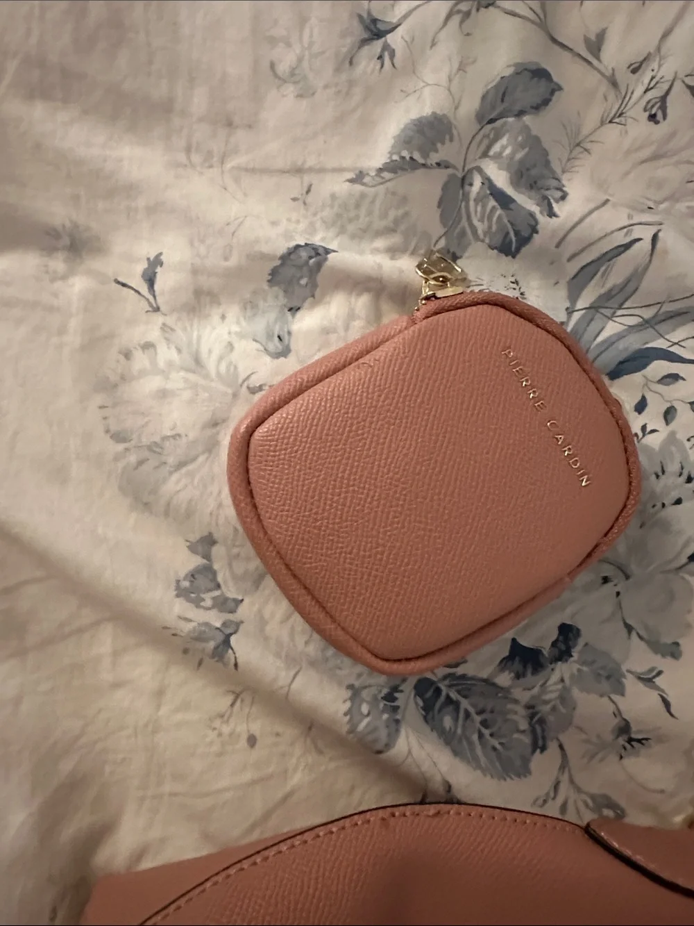 Pierre Cardin Dusty Rose Shoulder Bag with Coin Pouch